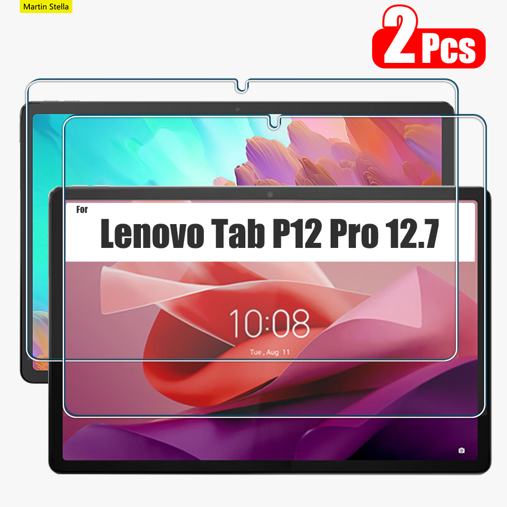 Lenovo Tablet P12 Accessories - 2 قطعة واقي شاشة من الزجاج