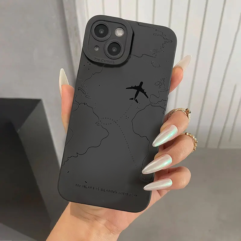 Samsung Galaxy S25 - أغطية هواتف بتصميم مسارات الطائرات المستوحاة