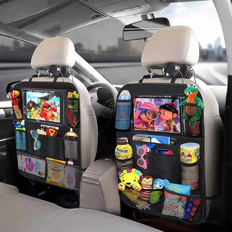 Toddler Tablet Accessories - منظم المقعد الخلفي للسيارة مع شاشة