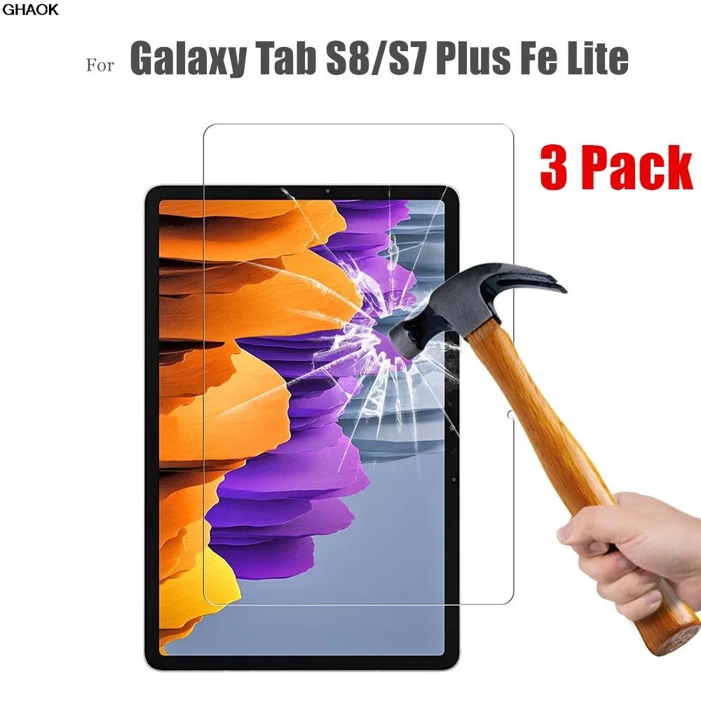 Samsung Tablet S9 Accessories - واقي شاشة زجاجي من 3 قطع