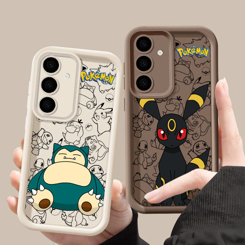 Samsung Galaxy S25 - غطاء حماية Snorlaxs Umbreons P-Pokemons Anime