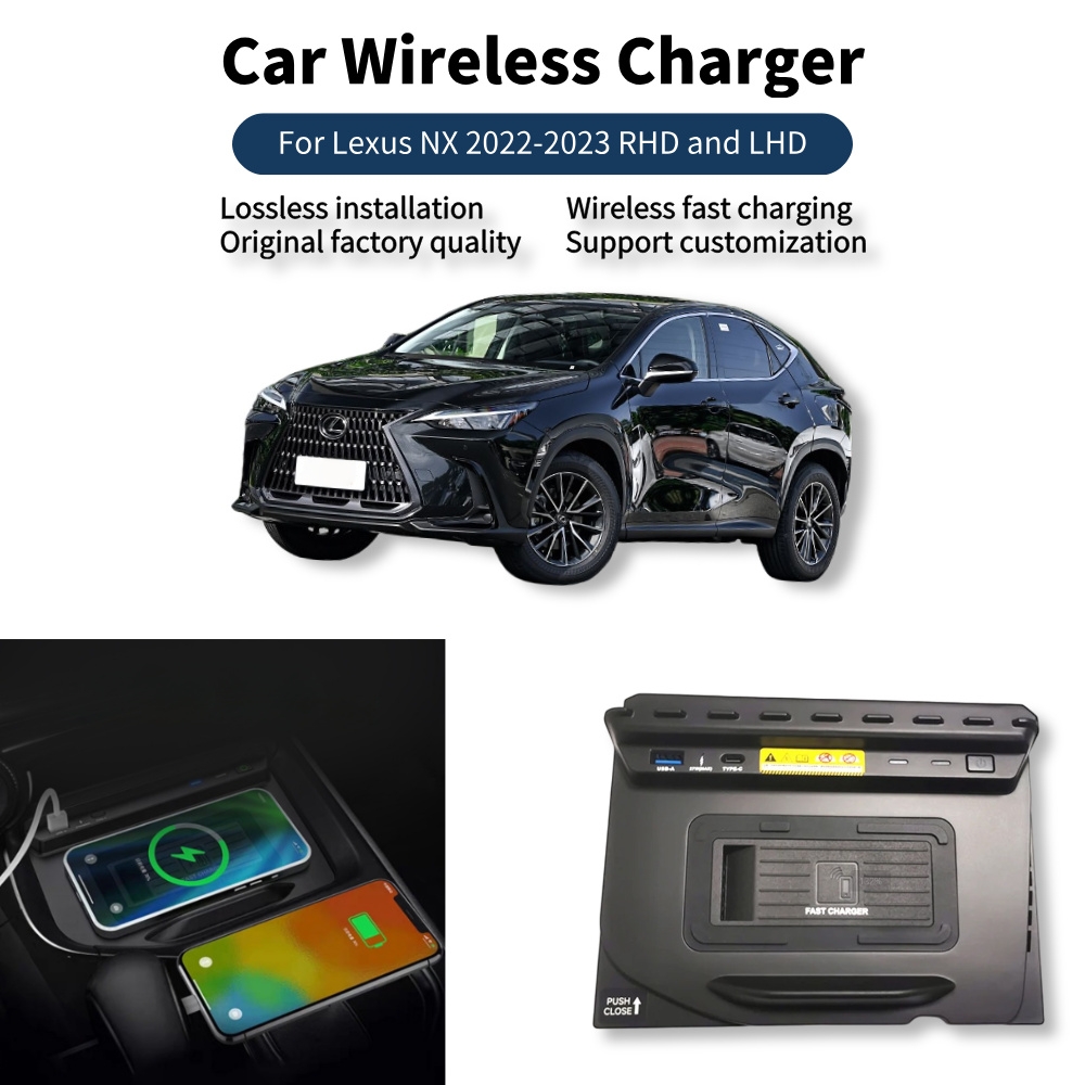 Wireless Charging Pad - شاحن لاسلكي من MOCENDO لسيارات لكزس
