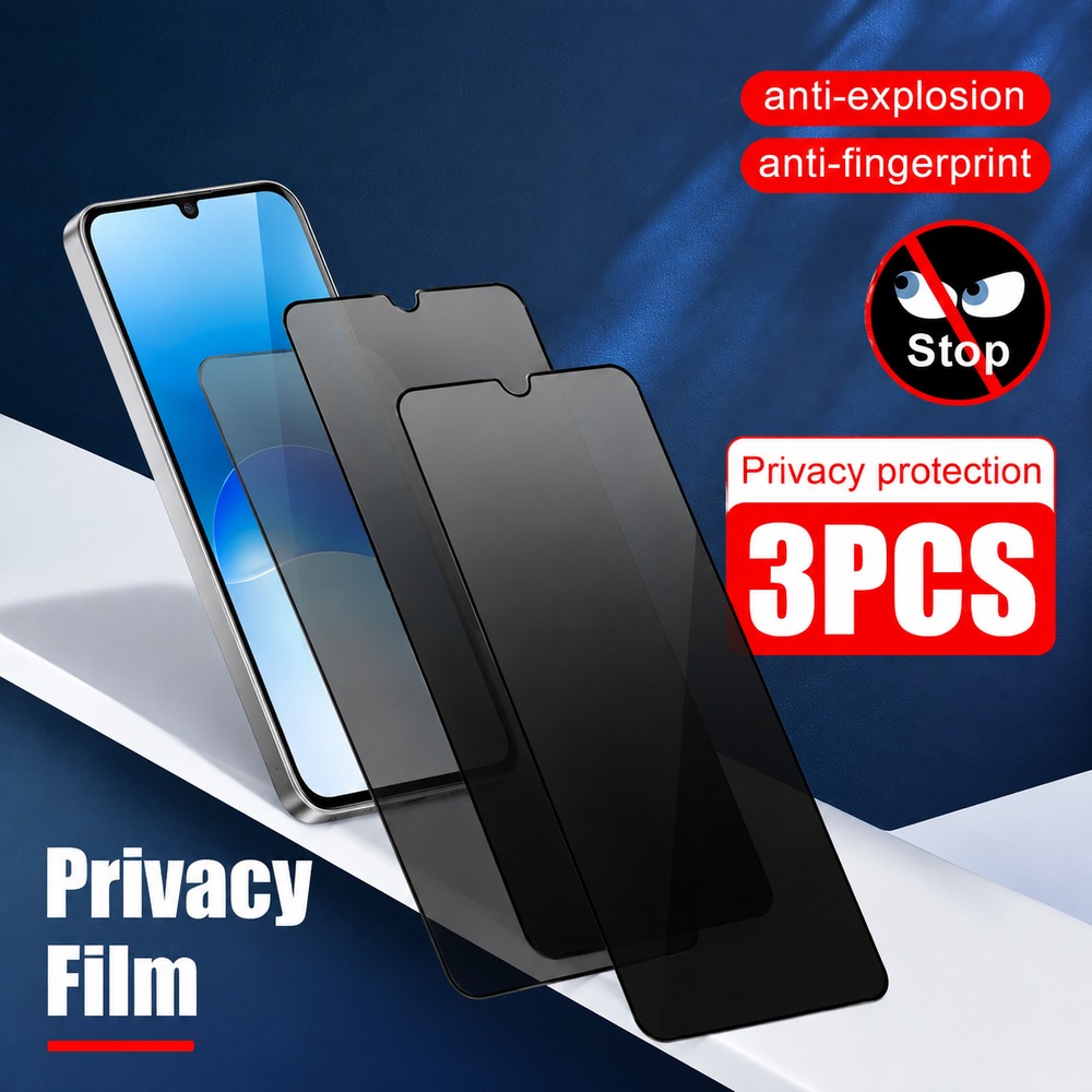 Realme C67 - 3 قطع من الزجاج المقوى لـ