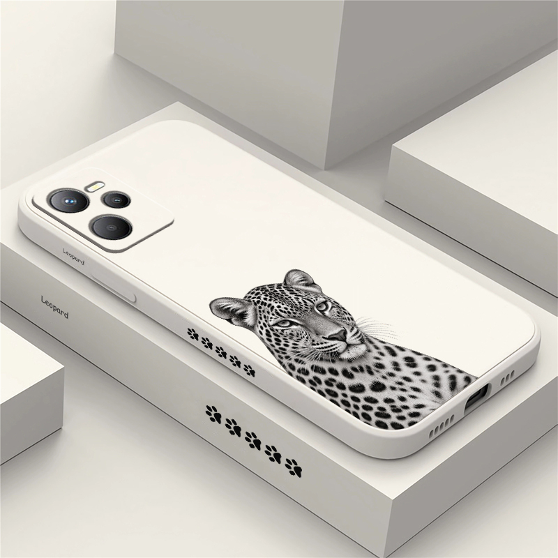 Realme C67 - غطاء بتصميم قطة لهواتف OPPO Realme