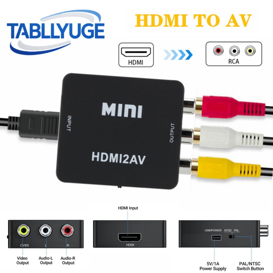 TABLLYUGE 1080P HDMI-متوافق مع - مراجعة Hdmi Adapter Tablet وسعره