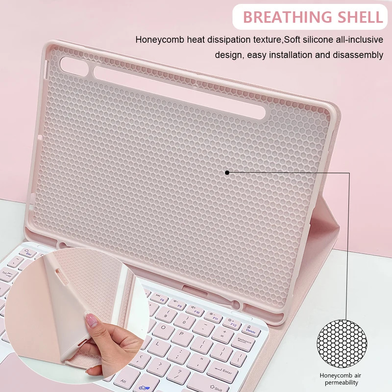 حافظة لوحة مفاتيح سحرية لاسلكي - مراجعة Samsung Tablet Keyboard Accessories وسعره