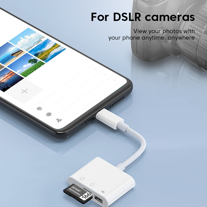 3 في 1 نوع C قارئ بطاقات مايكر - مراجعة Microsd Card Tablet وسعره