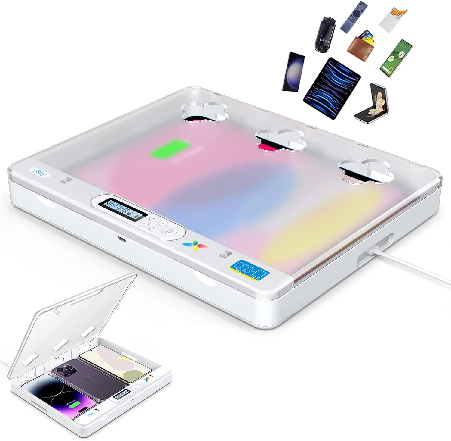 صندوق قفل مؤقت للأجهزة اللوحية - مراجعة Toddler Tablet Accessories وسعره