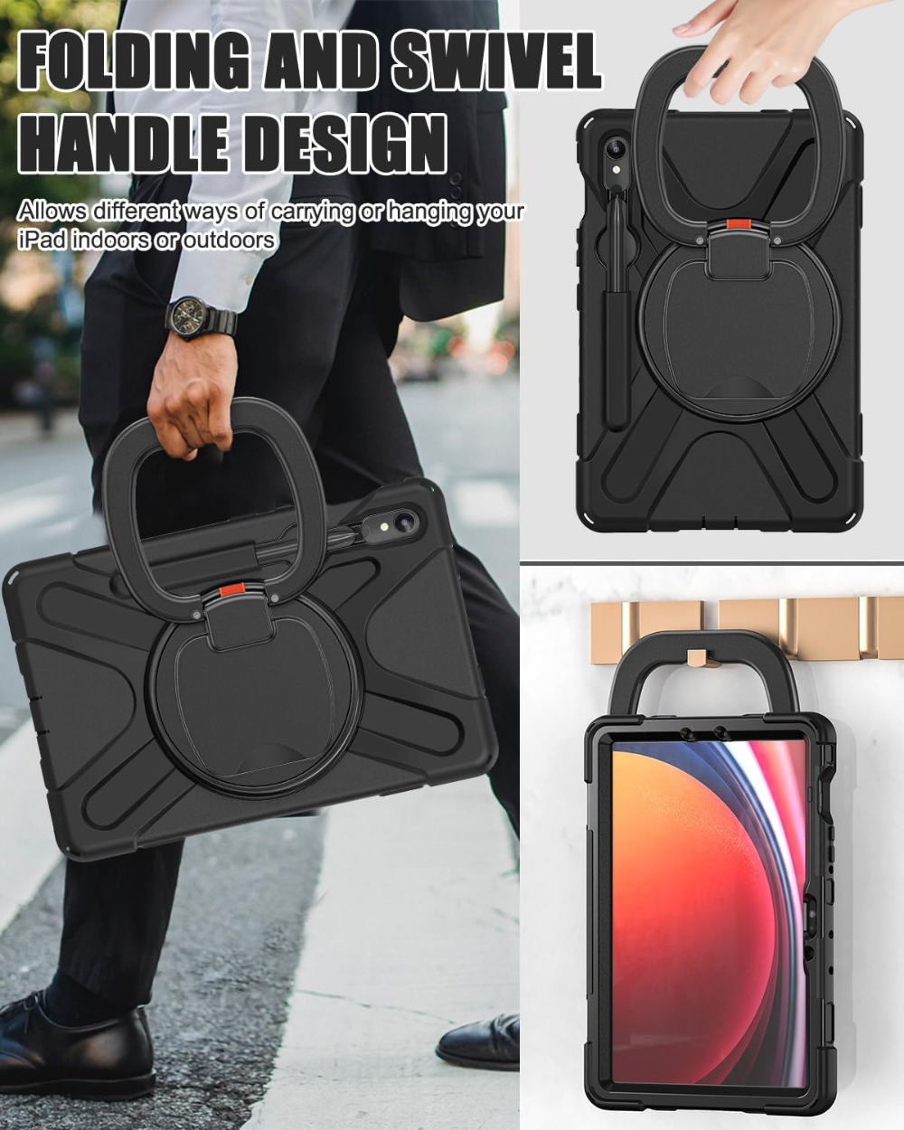 غطاء مقاوم للصدمات لجهاز سامسو - مراجعة Samsung Tablet S9 Accessories وسعره