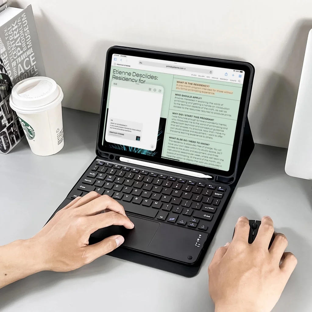 حافظة لوحة المفاتيح لهاتف سامس - مراجعة Samsung Tablet S9 Accessories وسعره
