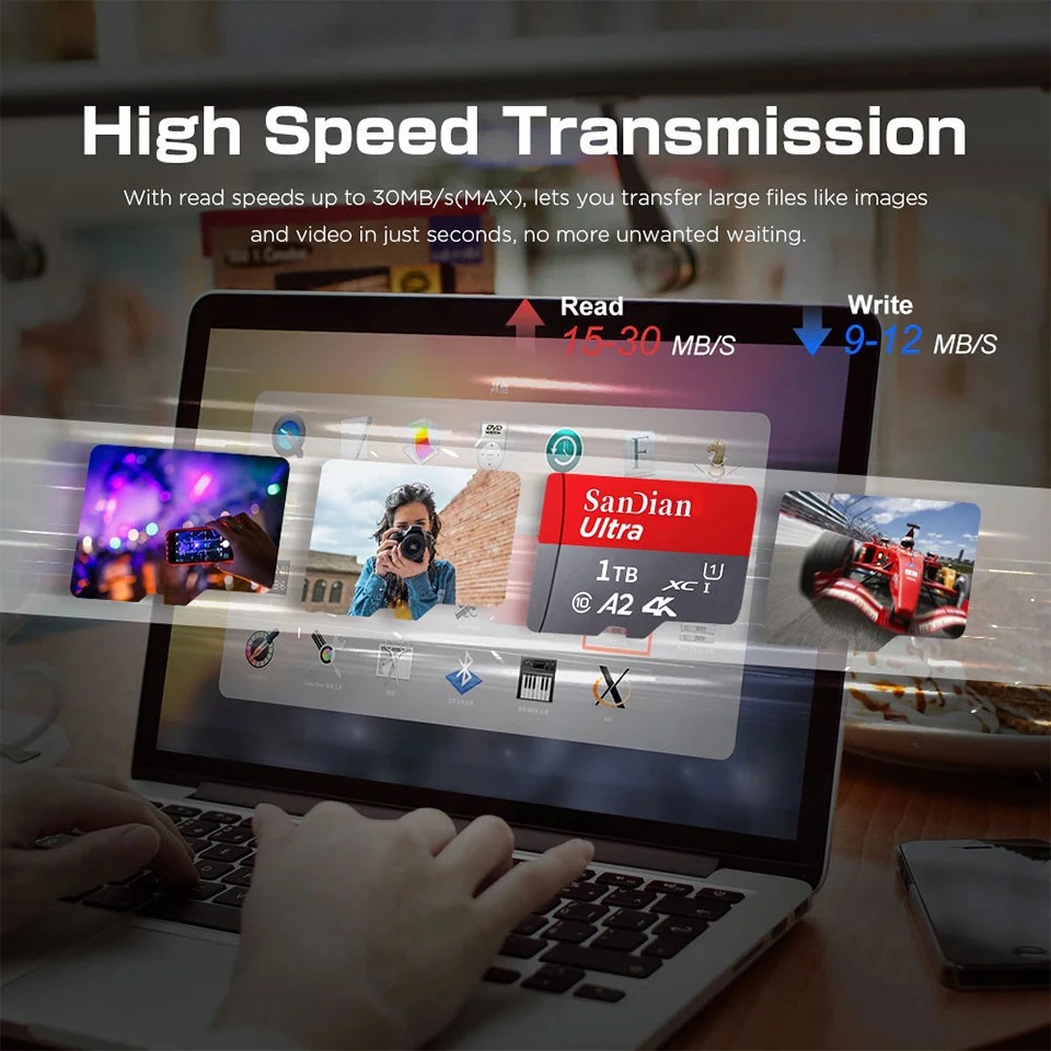 بطاقة ذاكرة عالية السرعة UHS-I - مراجعة Microsd Card Tablet وسعره
