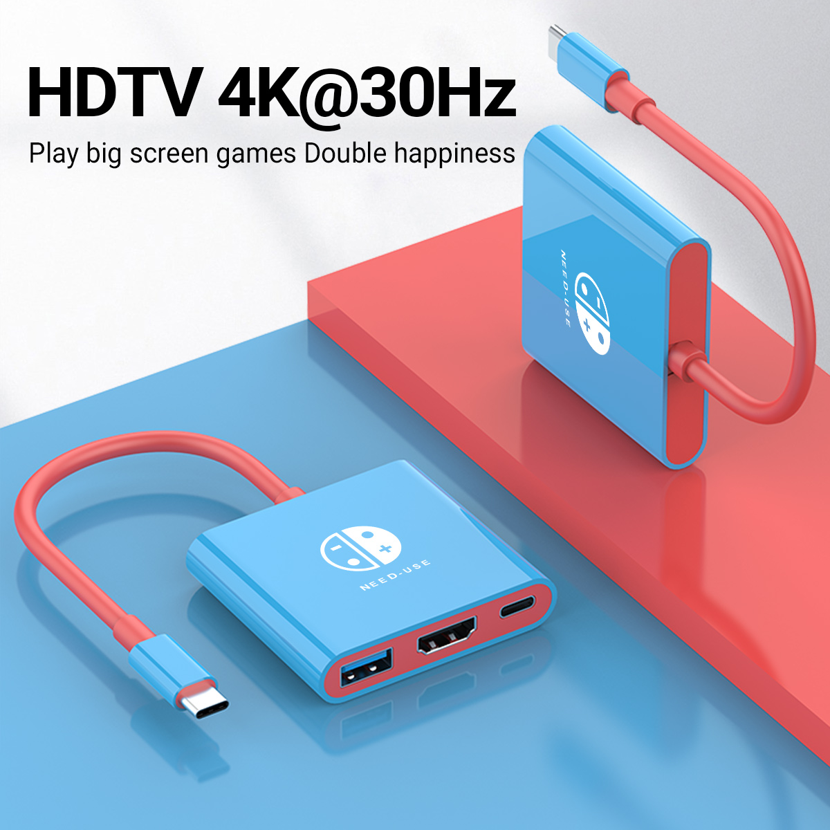 محول USB C 3 في 1 من النوع C إ - مراجعة Hdmi Adapter Tablet وسعره