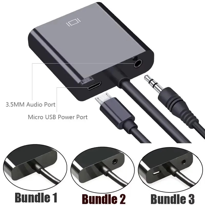 1-4 مجموعات من محولات كابل HDM - مراجعة Hdmi Adapter Tablet وسعره